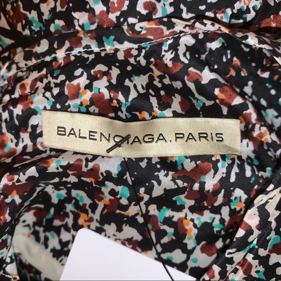 authentic BALENCIAGA size 36 silk shell top - Picture 4 of 12
